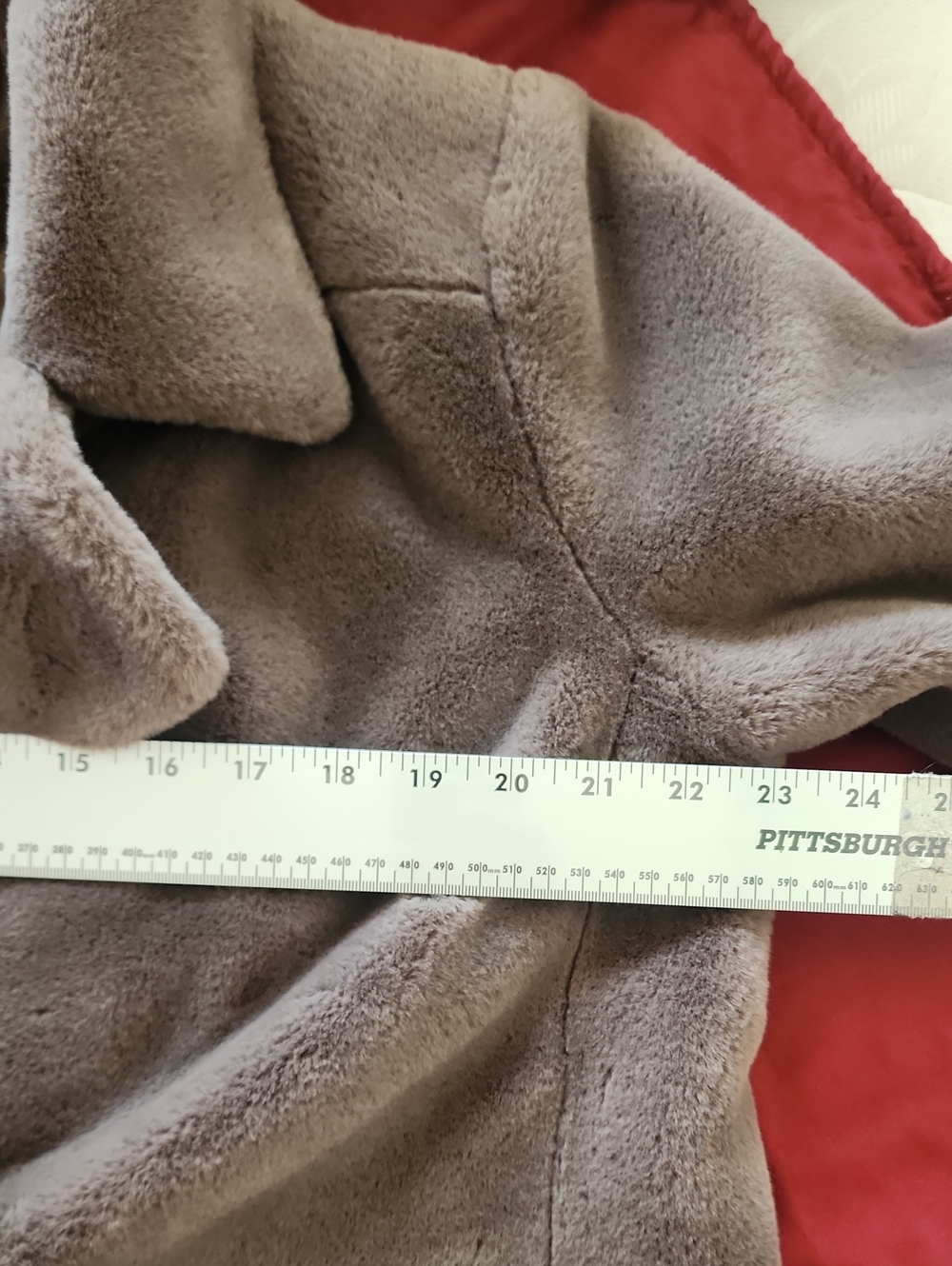 Velvet by Graham & Spencer Brown Faux Fur Teddy Jacket Coat - Picture 10 of 11